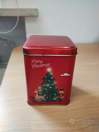 Barattolo in latta "Christmas Carol"