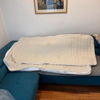 Fodera materasso singolo in aloe e sfoderabile