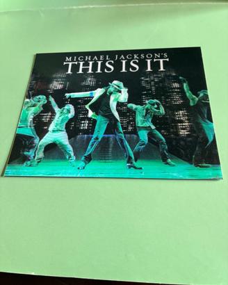 Cartolina 3D Michael Jackson