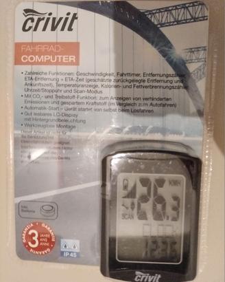 Ciclocomputer Crivit - NUOVO