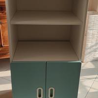 mobiletto con scomparto libreria 