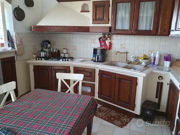 Cucina finto muratura