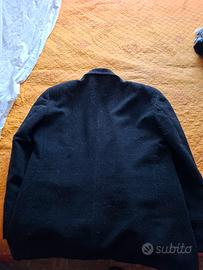 giacca di lana nera