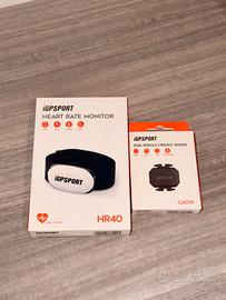 iGP heart rate monitor HR40,cadence sensor CAD70