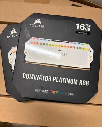 Ram DDR4 Corsair Dominator Platinum RGB 32 GB 3600