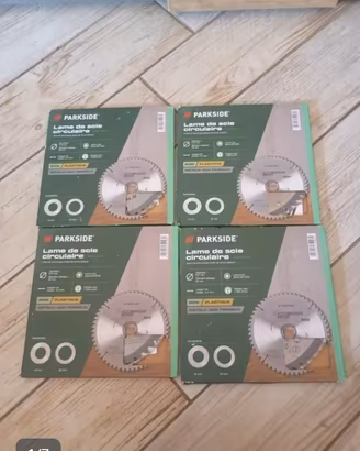 4 pezzi Lame sega circolare Parkside PKSB 1500 A1