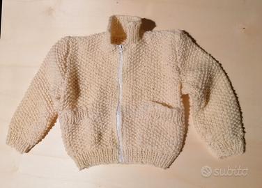 maglioncino lana fatto a mano 