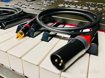 Mogami 2534 Neglex  XLR-Rca coppia. Neutrik dorati