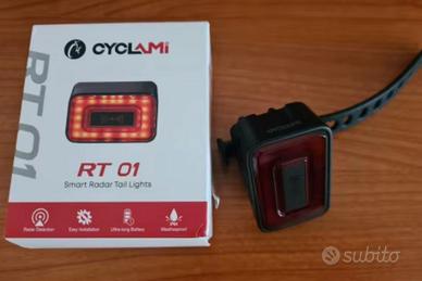 luci led bici- fanale posteriore bici con radar