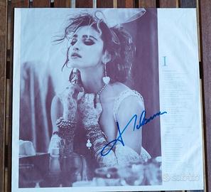 MADONNA LIKE A VIRGIN LP FIRMATO  CON CERTIFICATO 