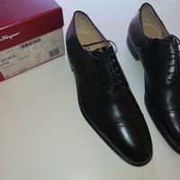 Ferragamo Scarpe Oxford 8 mezzo 43 stringate uomo