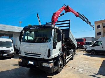 IVECO EUROCARGO 120E18 GRU RADIOCOMANDO E RIBALTAB
