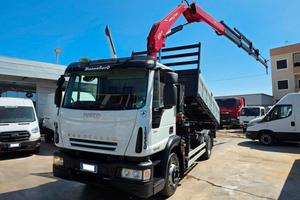 IVECO EUROCARGO 120E18 GRU RADIOCOMANDO E RIBALTAB