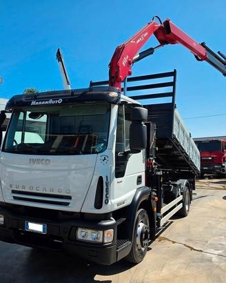 IVECO EUROCARGO 120E18 GRU RADIOCOMANDO E RIBALTAB