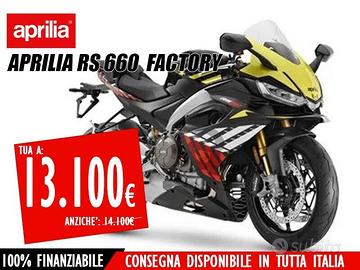 Aprilia RS 660 FACTORY - TUA A 13.100€ F.C. - COMP