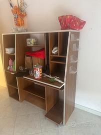 Scrivania Studio con scomparti