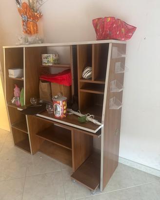 Scrivania Studio con scomparti