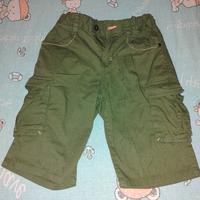 Pantaloncini Bermuda verdi Benetton