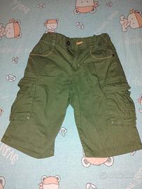 Pantaloncini Bermuda verdi Benetton