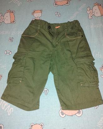 Pantaloncini Bermuda verdi Benetton