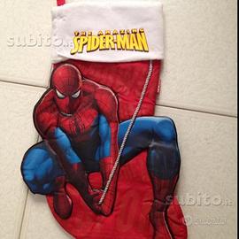Calza befana Epifania nuova vuota SPIDERMAN