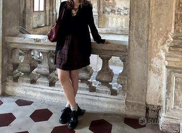 Gonna a quadri rossa