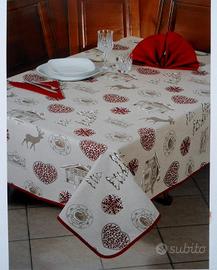 TOVAGLIE, COPRITAVOLO 6 posti 140x180 cm