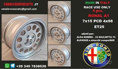 Cerchi ronal a1 SPORT 7x 15 4x98 et25 alfa romeo
