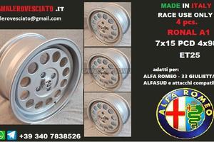 Cerchi ronal a1 SPORT 7x 15 4x98 et25 alfa romeo