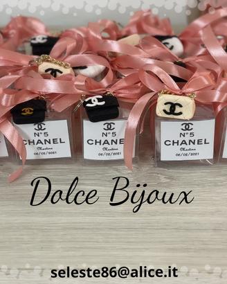Bomboniere 18 anni borsette portachiavi .chanel.