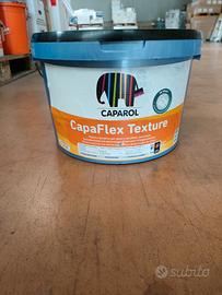 5 vasi caparol capaflex texture bianco 10 lt