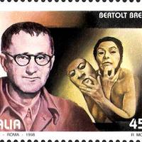 Francobollo Bertolt Brecht 450 lire