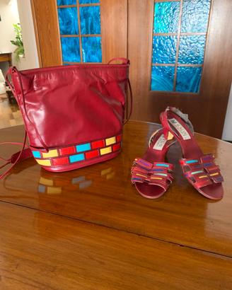 Borsa e scarpe Volpini vintage anni ‘80