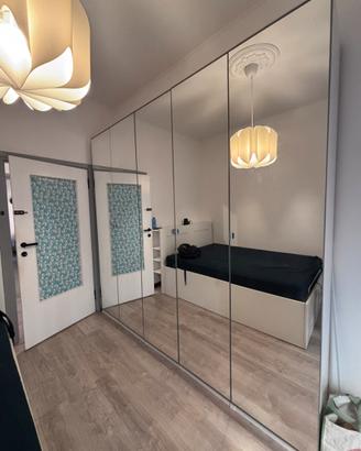 Armadio specchio 5 ante