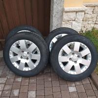 SET GOMME INVERNALI CON CERCHI  IN LEGA