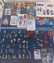 Robot vintage Gattiger Gundam Micronauti  puffi 80