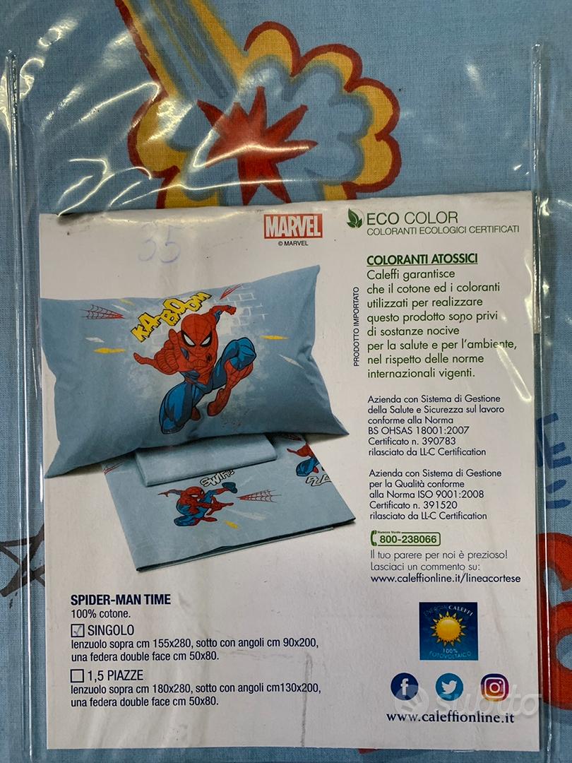 Lenzuola spiderman letto singolo - Arredamento e Casalinghi In vendita a  Napoli