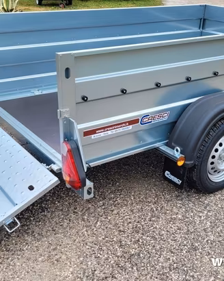 CARRELLO RIMORCHIO CRESCI PT6CA RAMPA DI SALITA