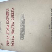 Per la storia economica della nostra guerra
