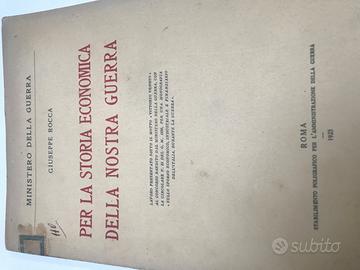 Per la storia economica della nostra guerra