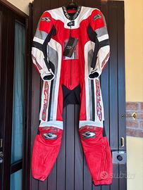 Tuta Spyke in pelle da s-motard