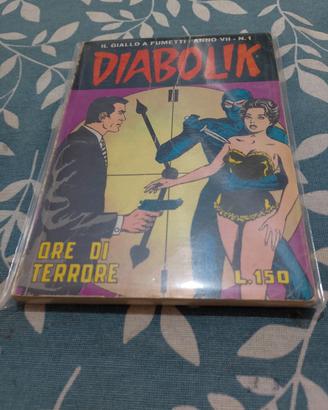 Fumetto diabolik anno VII N. 1