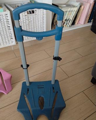 Carrello carrellino trolley porta zaino SJ Gang