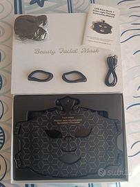 Maschera LED Viso 7 Colori Luce rossa. Senza Fili