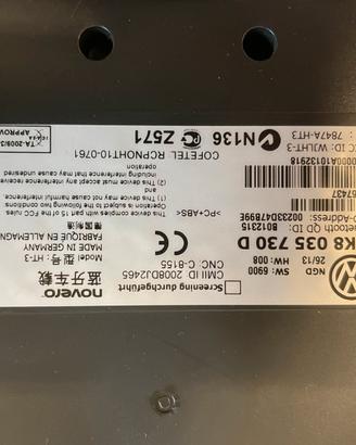 Centralina bluethoot VW golf/passat/tiguan/touran