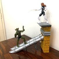 Diorama “Ponte Urbano” 35 cm Per Action Figure