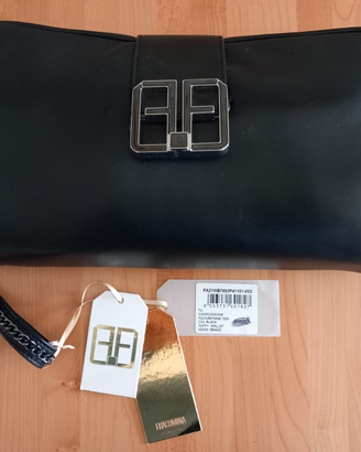 Borsa pochette Fracomina in eco pelle con catena