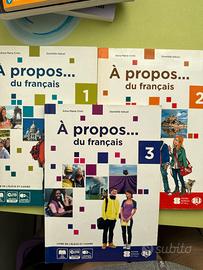 A propos du francais Volumi 1 2 3 ELI Bordas Crimi