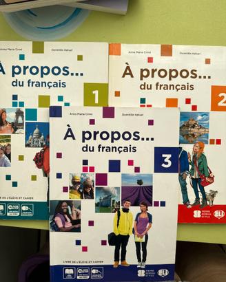 A propos du francais Volumi 1 2 3 ELI Bordas Crimi