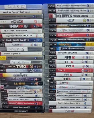 50 giochi PLAYSTATION 3ps3